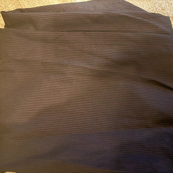 Lane Bryant Women's Plus Size 16 Black Pinstripe Pants Pink Pinstripes NWT Allie - Picture 3 of 13